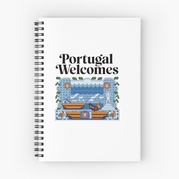 Item preview, Portugal Welcomes Flag Map Lisbon, Porto, Duero River designed and sold by AnimalsDH305.