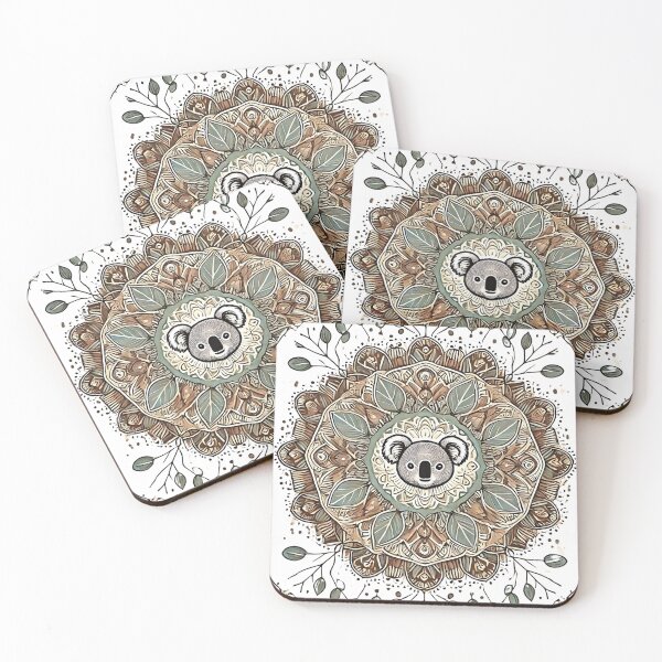 Item preview, Intricate koala mandala art   designed and sold by Koalangel.