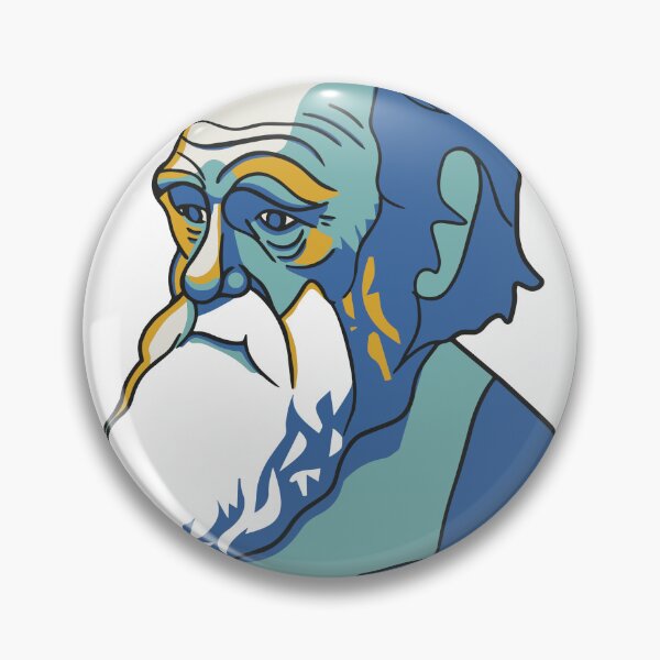 Item preview, portrait of Charles Darwin designed and sold by alina-k-design.
