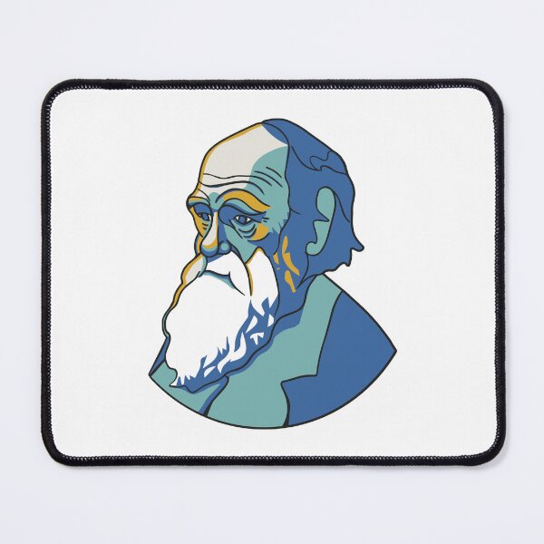 Item preview, portrait of Charles Darwin designed and sold by alina-k-design.
