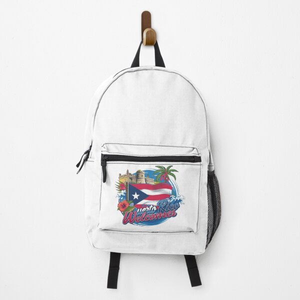 Vista previa del artículo con la obra «Puerto Rico da la bienvenida a la bandera Mapa San Juan, El Yunque», diseñado y vendido por AnimalsDH305.