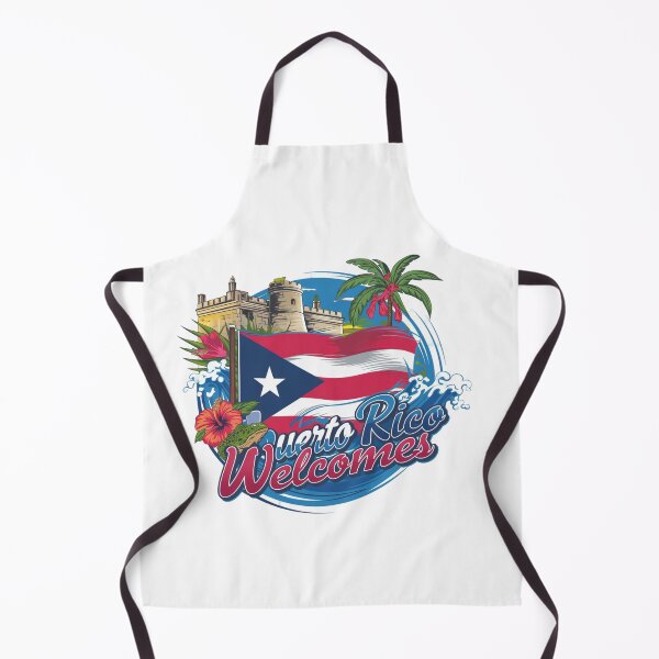 Item preview, Puerto Rico Welcomes Flag Map San Juan, El Yunque designed and sold by AnimalsDH305.