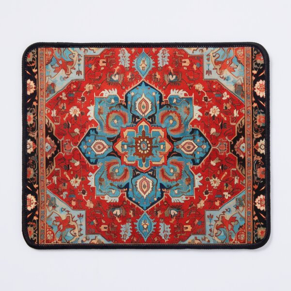 Item preview, Azure Red Oriental Persian Wonderful Carpet  designed and sold by GrinGalore.