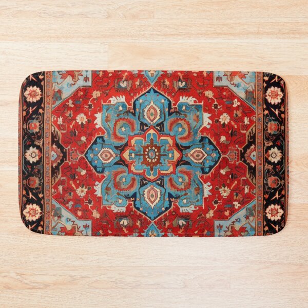Item preview, Azure Red Oriental Persian Wonderful Carpet  designed and sold by GrinGalore.
