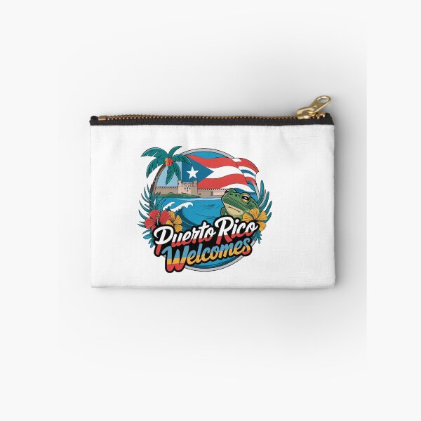 Item preview, Puerto Rico Welcomes Flag Map San Juan, El Yunque designed and sold by AnimalsDH305.