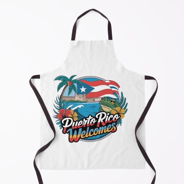 Item preview, Puerto Rico Welcomes Flag Map San Juan, El Yunque designed and sold by AnimalsDH305.