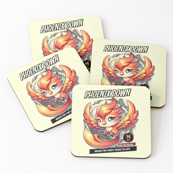 Item preview, Phoenix Down Gamer Party Revival, Bring The Party Back To Life designed and sold by 2ndSketch.