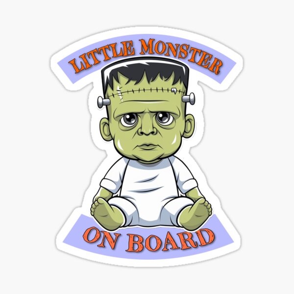 Little Monster On Board Sticker