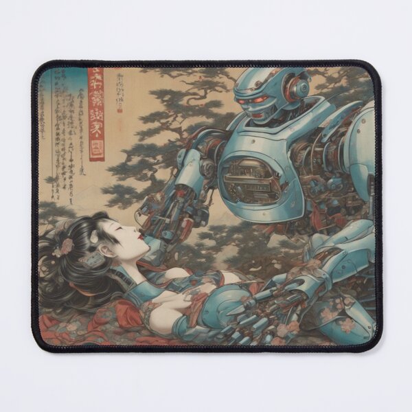 Item preview, Robot Shunga Imitation Japanese Erotica #4 designed and sold by NickWhittleArt.