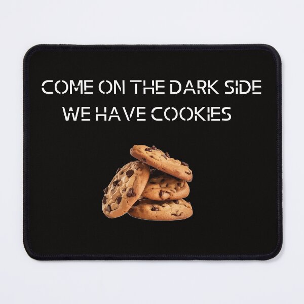 Vista previa del artículo con la obra «Camisa divertida, ven al lado oscuro: tenemos galletas», diseñado y vendido por CorvusLunaArt.