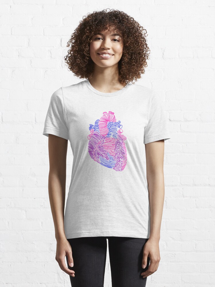 bisexual heart shirt