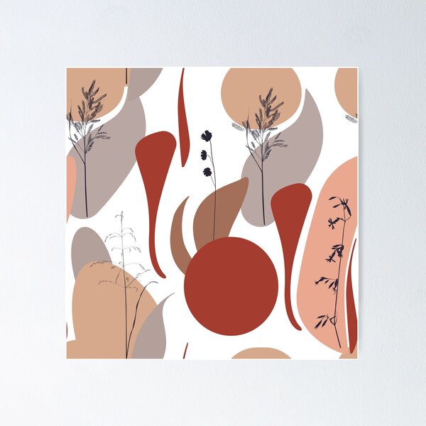 Item preview, Line exotic abstract herbs illustration pattern. Contemporary floral seamless pattern. designed and sold by MatyKotiv.