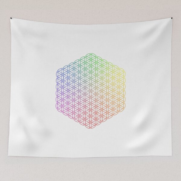 Item preview, Spectrum Flower of Life | SG001 | HEX | Gamut | FIT ⚪️ White designed and sold by Re.SOURCE.