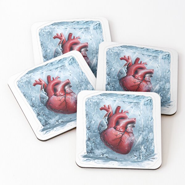 Item preview, Frozen Heart - Surreal Ice Encased Anatomy Art designed and sold by Delta's Work.