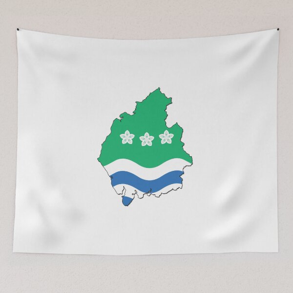 Item preview, Cumbria Flag Outline designed and sold by Cumbria Guru.