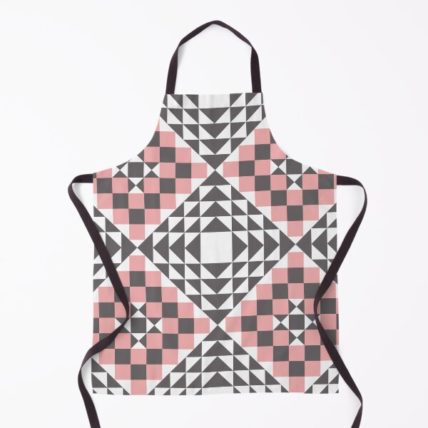Item preview, Vintage Inspired Geometric Quilt Pattern with Soft Pink Accents designed and sold by BlueLela.