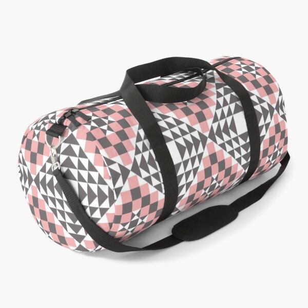 Item preview, Vintage Inspired Geometric Quilt Pattern with Soft Pink Accents designed and sold by BlueLela.