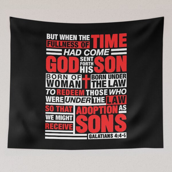 Artikelvorschau, Galater 4:4-5 Adoption als Söhne entworfen und verkauft von plushism.