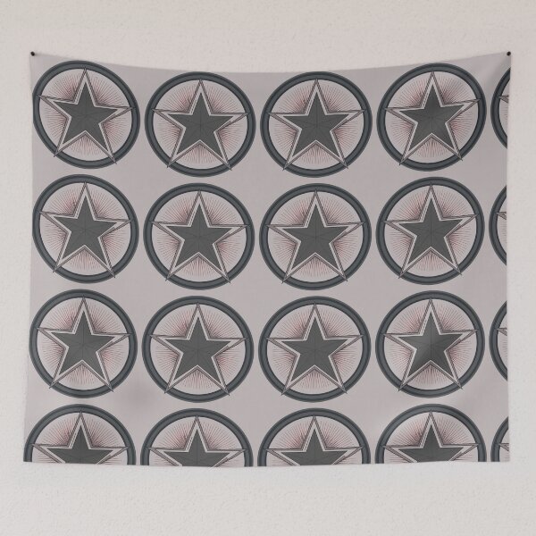 Item preview, Big Star in Circle, Pentacle Pentagram Symbol designed and sold by FroggyFly Designs.