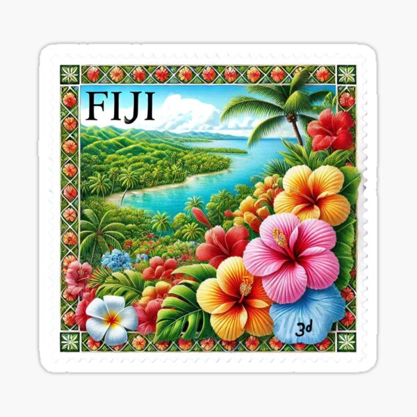 Artikel-Vorschau von Fidschi-Briefmarke Classic, designt und verkauft von FineArtsPro.