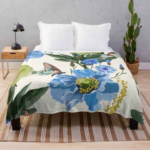 Item preview, Seamless pattern with yellow blue flowers. designed and sold by MatyKotiv.