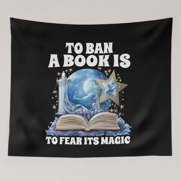 Item preview, To Ban A Book Is To Fear Its Magic Feminist Feminism Art designed and sold by Dressed For  Duty.