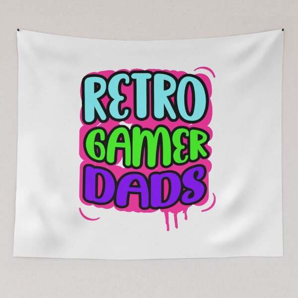 Item preview, Retro Gamer Dads - Futuristic and geeky designed and sold by Phoenix Créations.