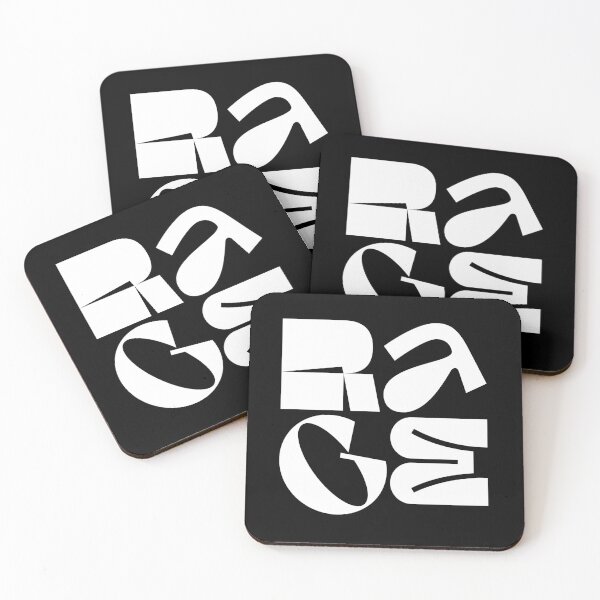 Item preview, Rage Abstract Typography Design designed and sold by coshe.