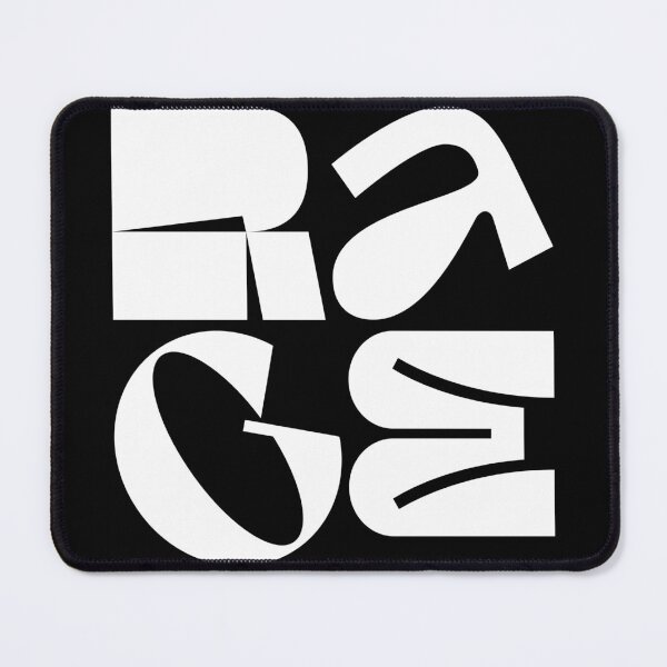Item preview, Rage Abstract Typography Design designed and sold by coshe.
