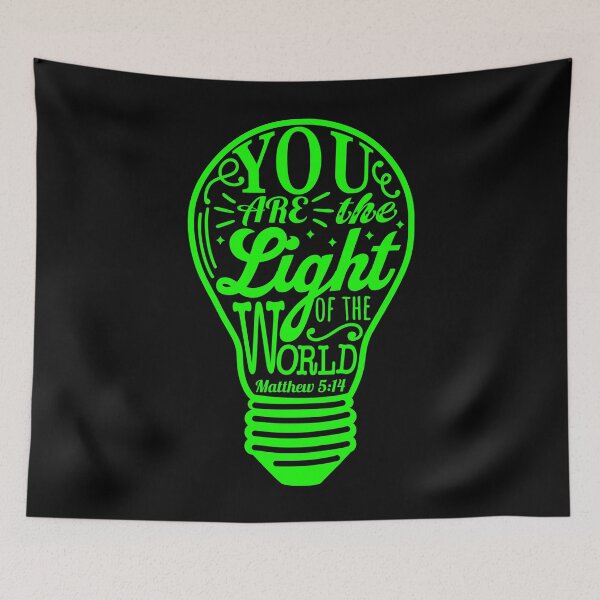 Item preview, You Are The Light Of The World - Matthew 5:14 designed and sold by plushism.