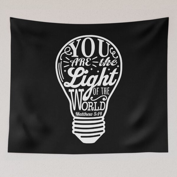 Item preview, You Are The Light Of The World - Matthew 5:14 designed and sold by plushism.