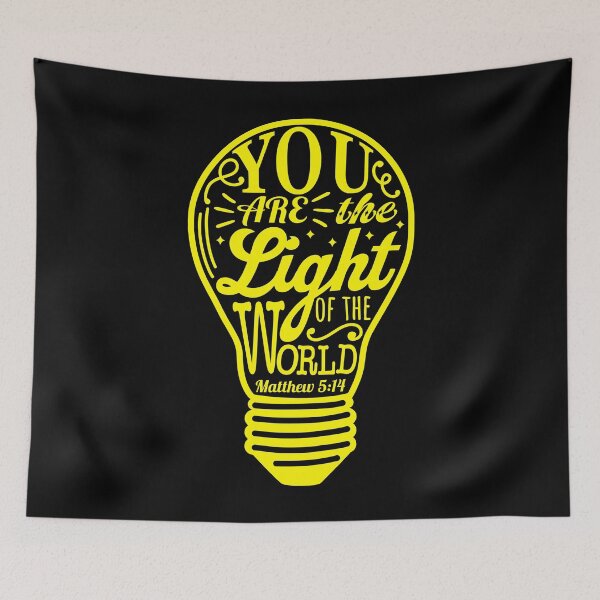 Item preview, You Are The Light Of The World - Matthew 5:14 designed and sold by plushism.