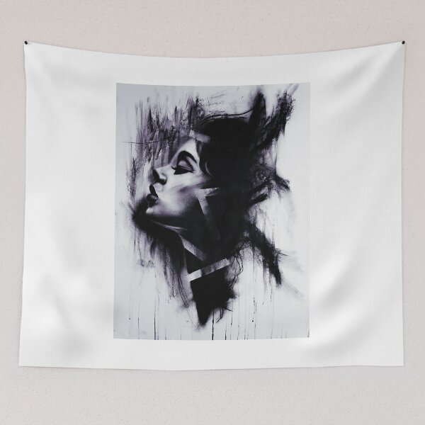 Item preview, Abstract Modern Women Portrait Drawing designed and sold by Sascha  Schürz.