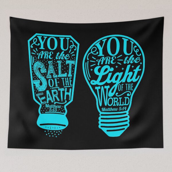 Item preview, You Are The Salt Of The Earth And Light Of The World - Matthew 5:13-14 designed and sold by plushism.