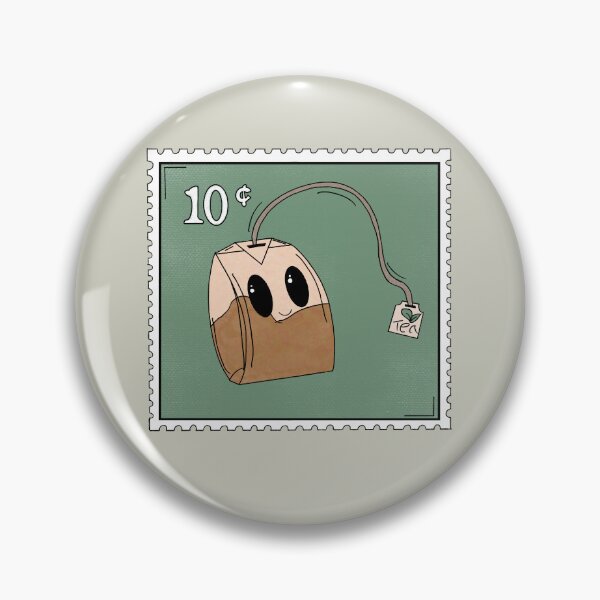 Item preview, Tea Bag Stamp designed and sold by Bozo-Stickies.