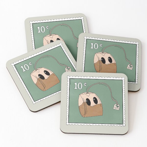 Item preview, Tea Bag Stamp designed and sold by Bozo-Stickies.
