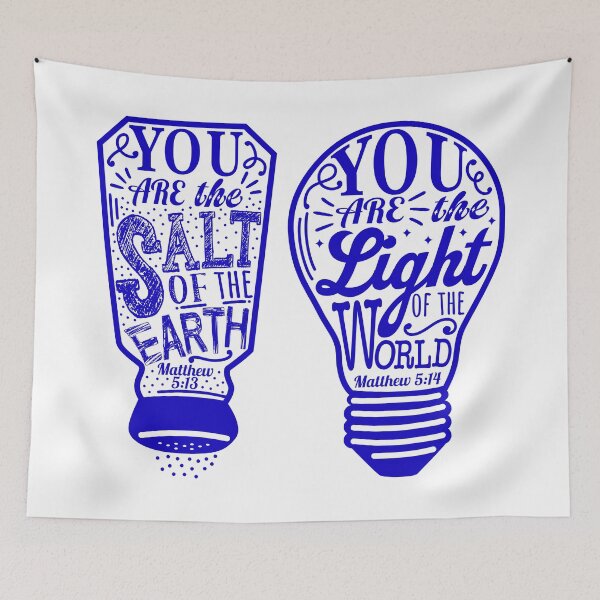 Item preview, You Are The Salt Of The Earth And Light Of The World - Matthew 5:13-14 designed and sold by plushism.