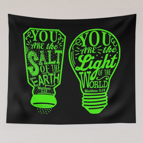 Item preview, You Are The Salt Of The Earth And Light Of The World - Matthew 5:13-14 designed and sold by plushism.