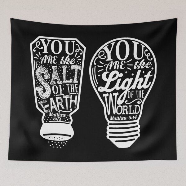 Item preview, You Are The Salt Of The Earth And Light Of The World - Matthew 5:13-14 designed and sold by plushism.