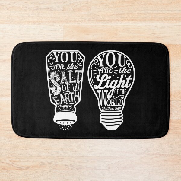 Item preview, You Are The Salt Of The Earth And Light Of The World - Matthew 5:13-14 designed and sold by plushism.
