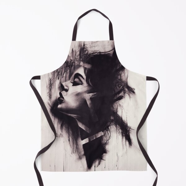 Item preview, Abstract Modern Women Charcoal Portrait Drawing designed and sold by Sascha Schürz.
