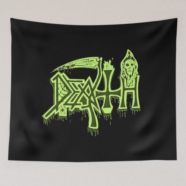 Item preview, DEATH LOGO VINTAGE ART designed and sold by MetalRockProg.