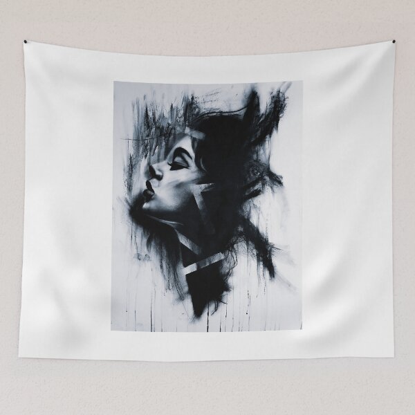 Item preview, Abstract Modern Women Portrait Drawing designed and sold by Sascha  Schürz.
