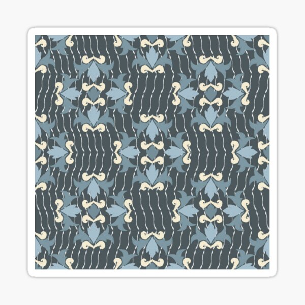 Item preview, Ikat vintage floral seamless pattern for curtains and pillowcase. designed and sold by RIYA SIRI.