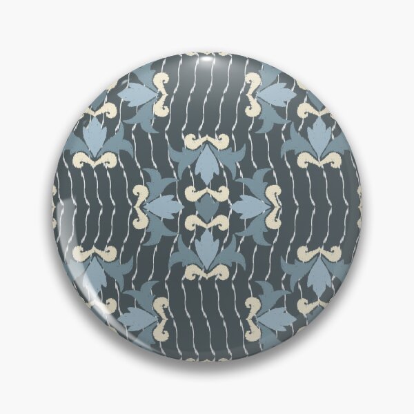 Item preview, Ikat vintage floral seamless pattern for curtains and pillowcase. designed and sold by RIYA SIRI.