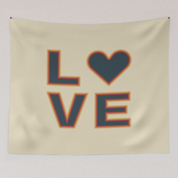 Item preview, Vintage Love With Heart Retro Design designed and sold by TheSassyNoble.