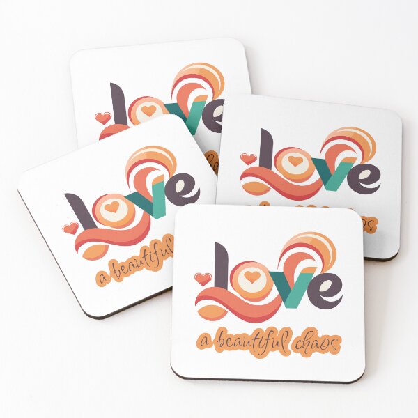 Item preview, Love, A beautiful chaos designed and sold by Uniqo Artz.