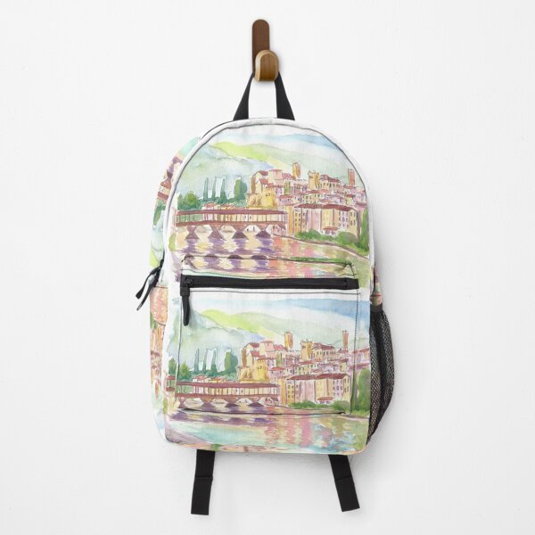 Item preview, Serene Reflections of Bassano del Grappa and its amazing Bridge designed and sold by artshop77.