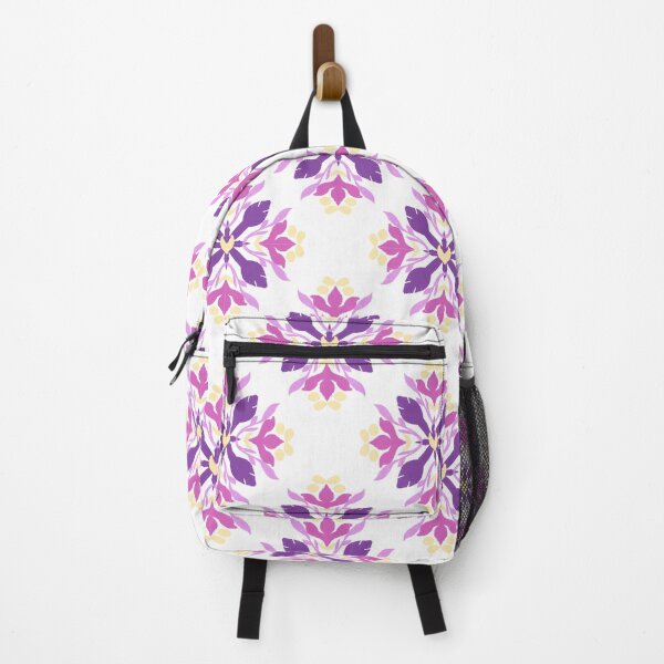 Item preview, Ikat vintage pink flower seamless pattern designed and sold by RIYA SIRI.