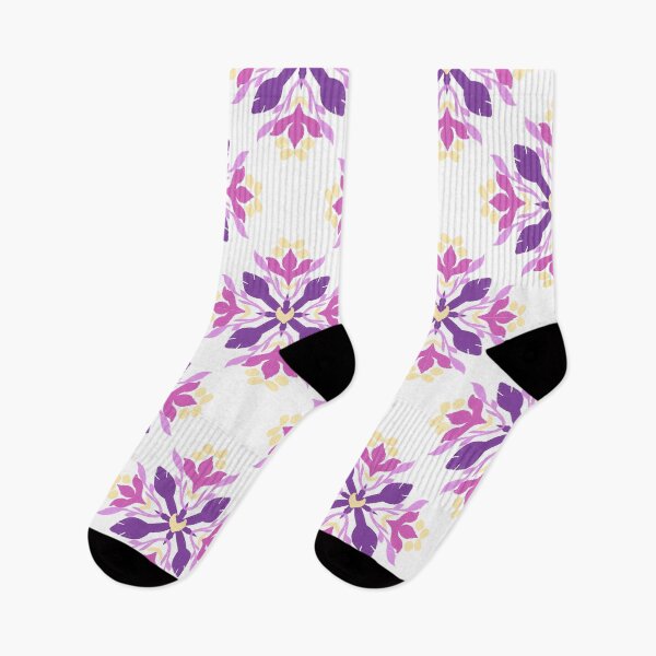 Item preview, Ikat vintage pink flower seamless pattern designed and sold by RIYA SIRI.